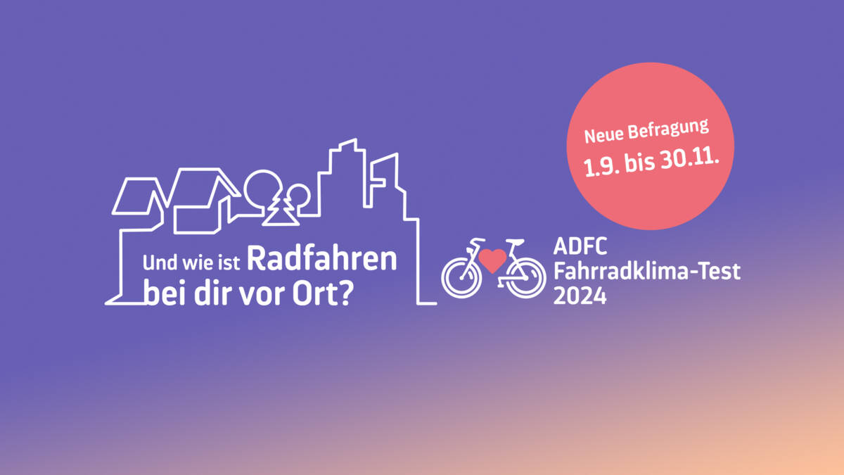 ADFC Fahrradklima-Test 2024